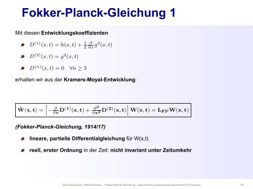 Fokker-Planck-Gleichung