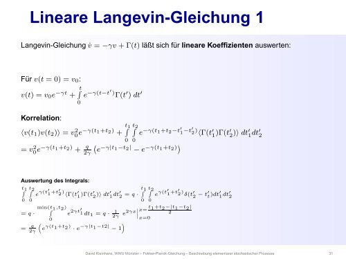 Fokker-Planck-Gleichung