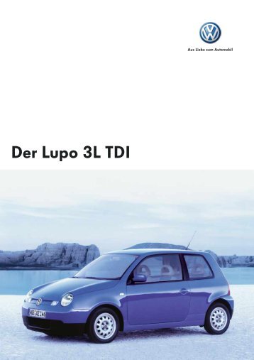 Der Lupo 3L TDI - 3-Liter Lupo Club