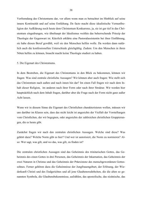 Grundwahrheiten des Christentums - Theologie heute