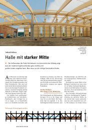 Halle mit starker Mitte