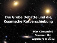 Die Große Debatte und kosmische Rotverschiebung