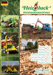 Heizohack Holzhackmaschinen - Heizomat