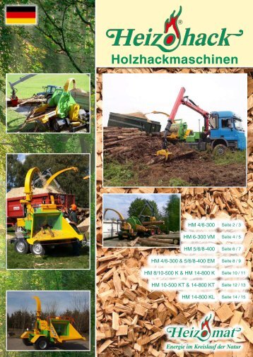 Heizohack Holzhackmaschinen - Heizomat