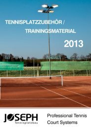 tennisplatzzubehör / trainingsmaterial - Joseph Tennisplatzbau AG