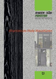 Broschüre | Aluminium-Holz-Haustüren - Kneer GmbH