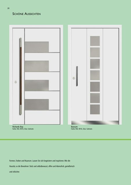 Broschüre | Aluminium-Holz-Haustüren - Kneer GmbH