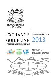 Guideline of Exchange Programme 2013 - 2014