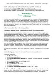 Kurz-Bericht über Kooperation PJS (2010) - Jugendamt der Stadt ...