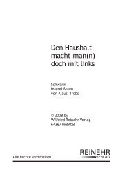 Den Haushalt macht man(n) doch mit links REINEHR - Reinehr Verlag