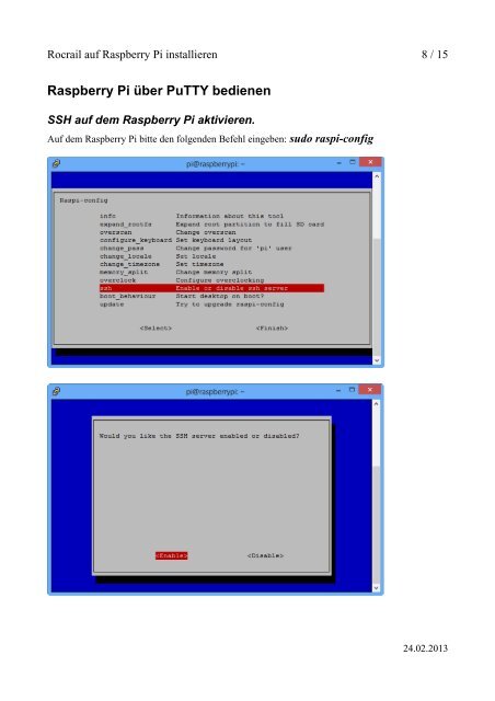 RocRail auf RasPi installieren