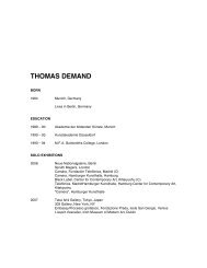 THOMAS DEMAND - 303 Gallery