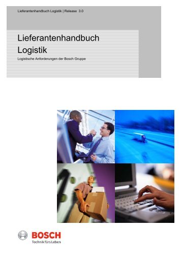 Lieferantenhandbuch Logistik - Einkauf und Logistik