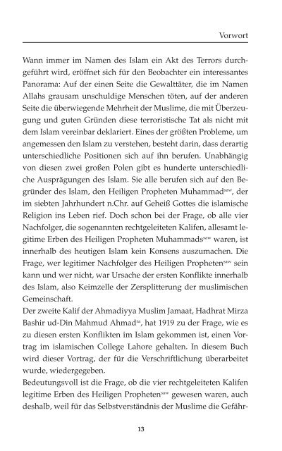 Der Aufstand - Ahmadiyya Muslim Jamaat Deutschland