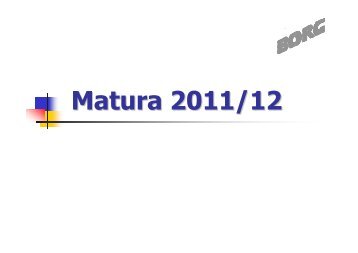 Matura 2011/12 - BORG Mistelbach