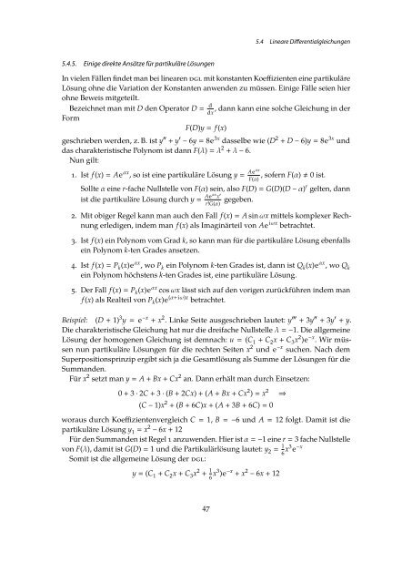 Mathematische Grundlagen - SFZ-WEB-Seite Mathematik-Server