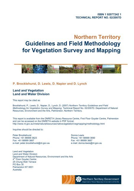 Guidelines and Field Methodology for Vegetation Survey and Mapping