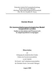 Daniela Straub Ein kommunikationspsychologisches Modell ...