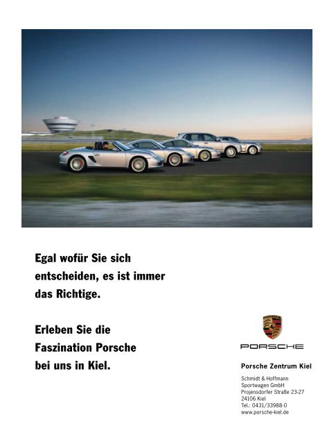 Faszination verbindet. - Porsche Club Schleswig-Holstein