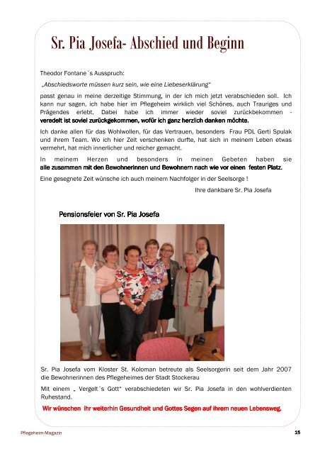 Pflegeheim-Magazin 2011 (3,79 MB) - .PDF - Stockerau