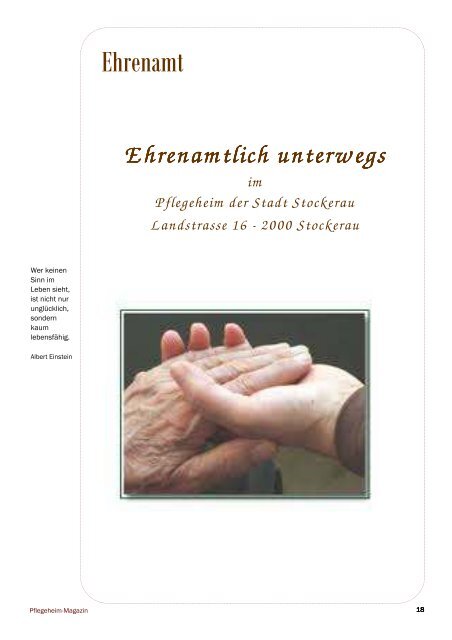 Pflegeheim-Magazin 2011 (3,79 MB) - .PDF - Stockerau