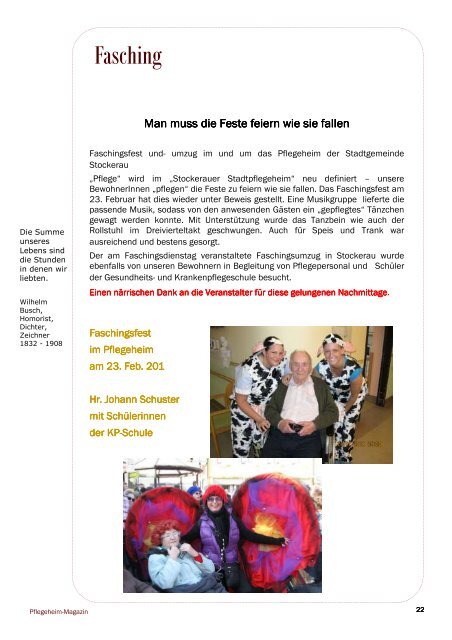 Pflegeheim-Magazin 2011 (3,79 MB) - .PDF - Stockerau