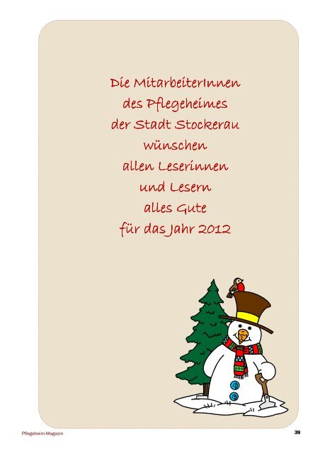 Pflegeheim-Magazin 2011 (3,79 MB) - .PDF - Stockerau