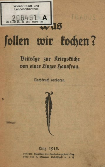 Was sollen wir kochen? von 1915 - Sicherheit-statt-krise.de