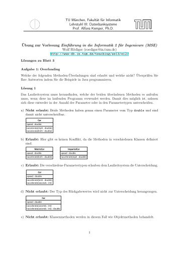 Lösung - TUM Informatik III: Datenbanksysteme