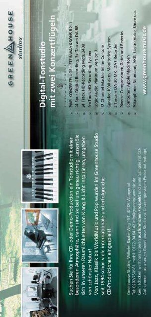 Katalog 2007 12 - Greenhouse Music