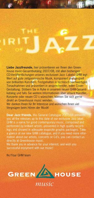 Katalog 2007 12 - Greenhouse Music