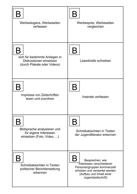 Planungsmaterial - Inhaltskarten - Gemeinsam lernen