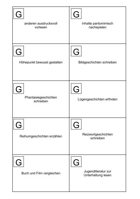 Planungsmaterial - Inhaltskarten - Gemeinsam lernen