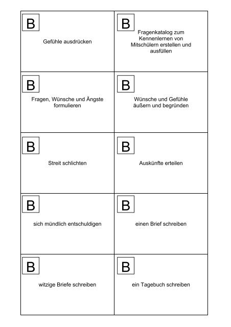 Planungsmaterial - Inhaltskarten - Gemeinsam lernen