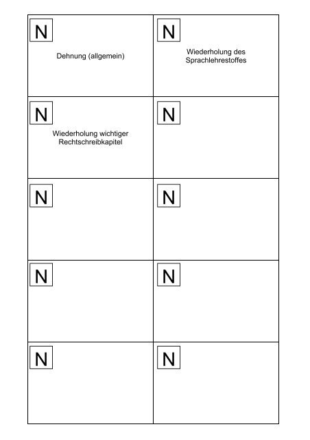 Planungsmaterial - Inhaltskarten - Gemeinsam lernen