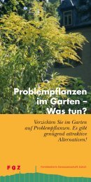 Was tun? - Familienheim-Genossenschaft Zürich