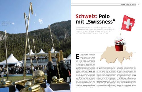 Schweiz-Special - Polo Magazin PACE