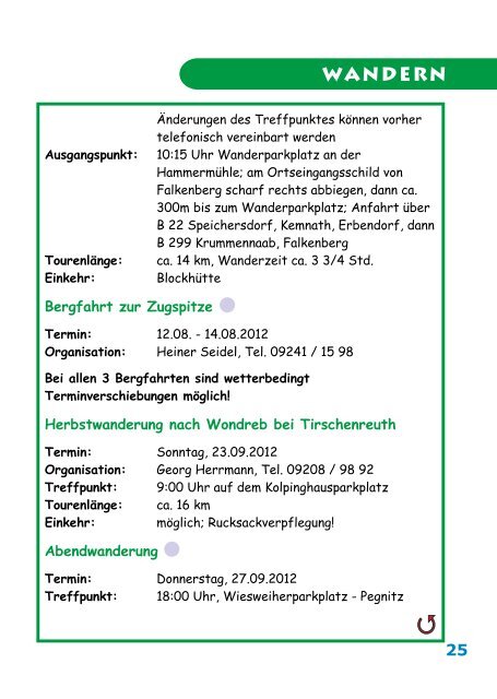 Programm Frühjahr 2012 Master - Alpenverein Bayreuth