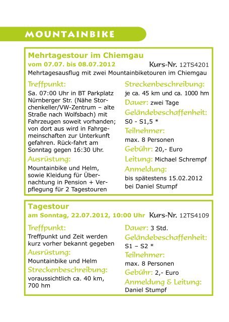 Programm Frühjahr 2012 Master - Alpenverein Bayreuth