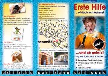 Flyer "Erste Hilfe"