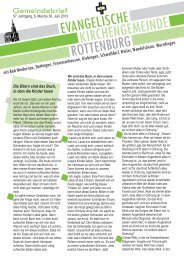 Gemeindebrief Mai 2013 - Evangelisch in Rottenburg