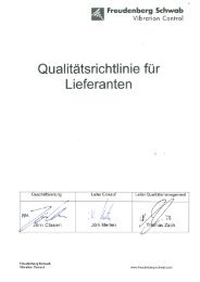 Qualitätsrichtlinie für Lieferanten - Freudenberg Schwab Vibration ...