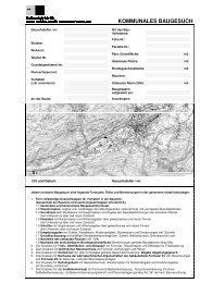 Kommunales Baugesuch - Brig-Glis