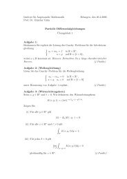 Institut für Angewandte Mathematik Erlangen, den 26.4.2006 Prof ...