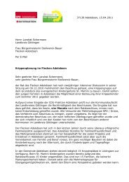 Offener Brief an Landrat und Bürgermeisterin - SPD-Ortsverein ...