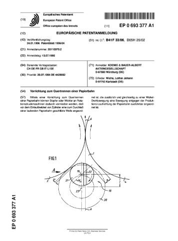 EP 0693377 A1