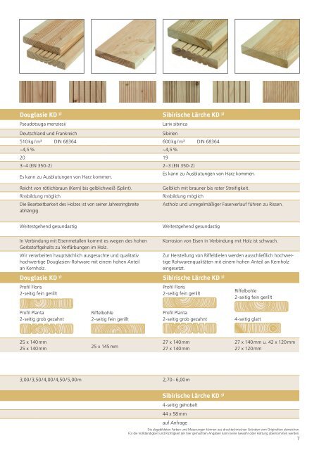 Terrassenholz Katalog 2013 / 14 - Beinbrech Holz und ...