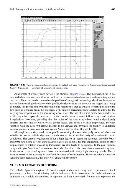 Handbook of Railway Vehicle Dynamics