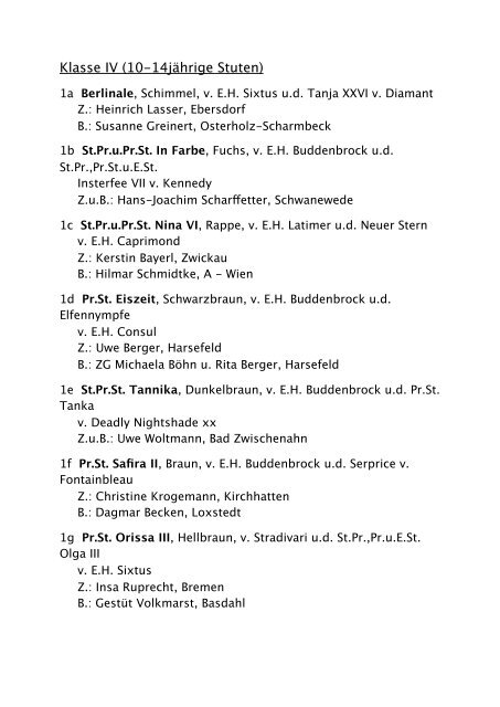 Ergebnisse (pdf) - Trakehner Verband