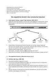 Die umgekehrte Anrede in den romanischen Sprachen - Barbara ...